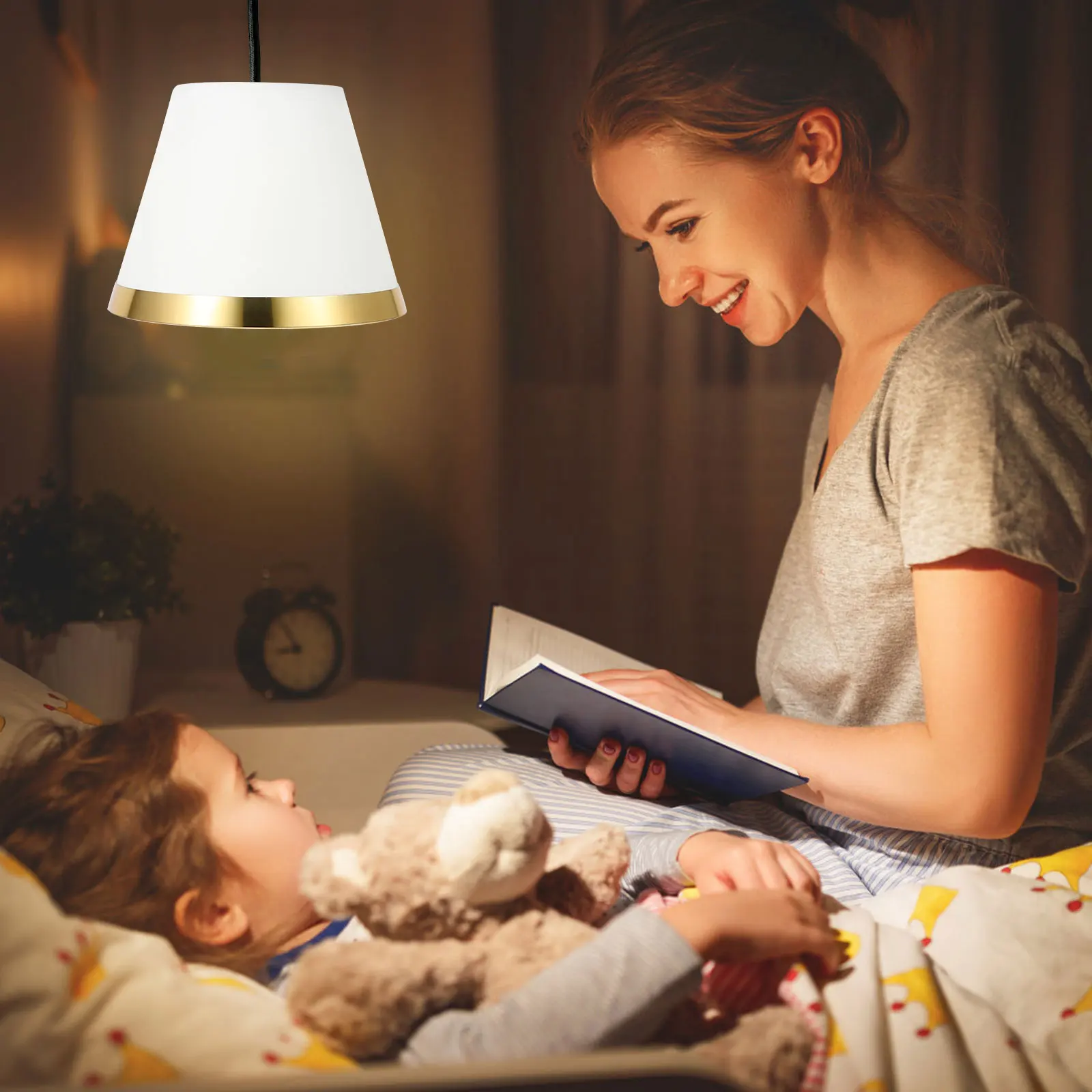 

1 шт. тканевый абажур, современный простой тканевый чехол для лампы для спальни, гостиной, настольный торшер, замена абажура в деревенском стиле