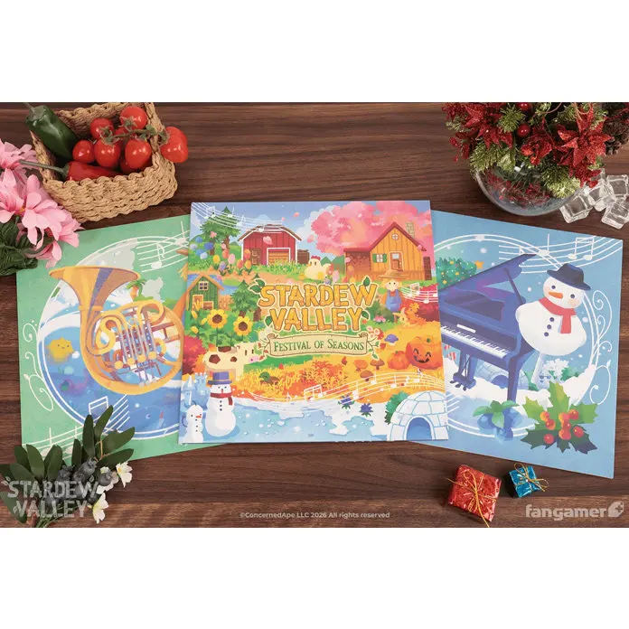 Stardew Valley Seasons Concert 2LP Colored Vinyl Fangamer Official Soundtrack Video Game Music Import view 3