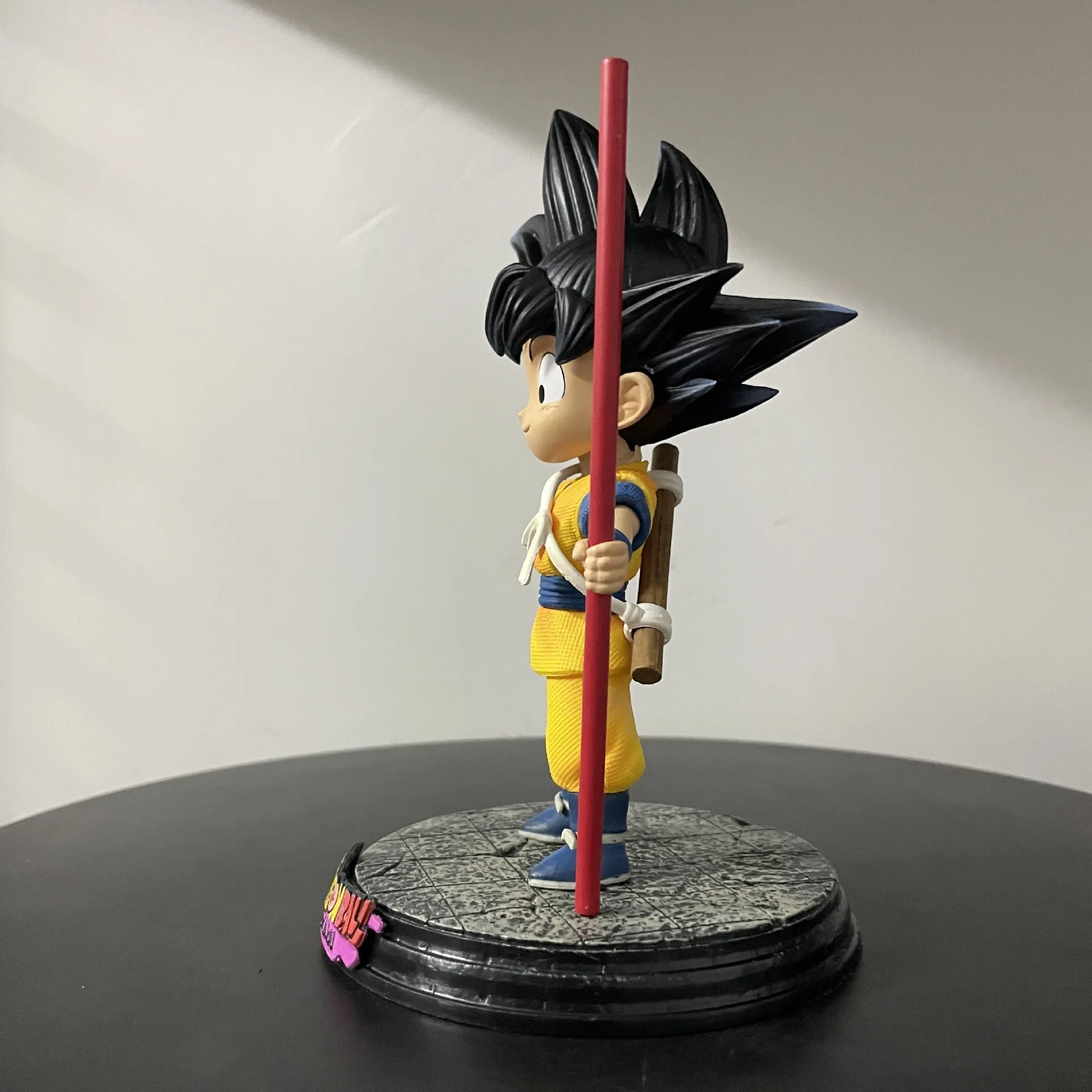 18cm Dragon Ball Goku wygląd dzieciństwa klasyczny obraz Anime Model figurki Gk kolekcja statua dekoracja stołu ozdoba zabawka