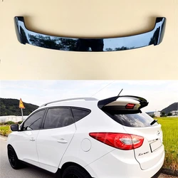 For Hyundai  IX35 2010 - 2017 Hatchback Spoiler ABS Carbon Fiber Color Car Tail Wing Decoration Rear Roof Lip Spoiler