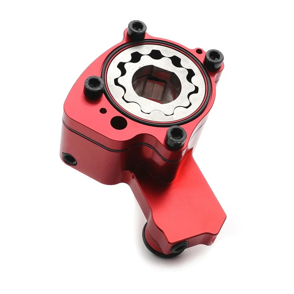 Billet 6061 Aluminum Oil Pump Red for 2006-2017 Harley Davidson Twin Cam 96&103 High Volume High Performance Motorcycle