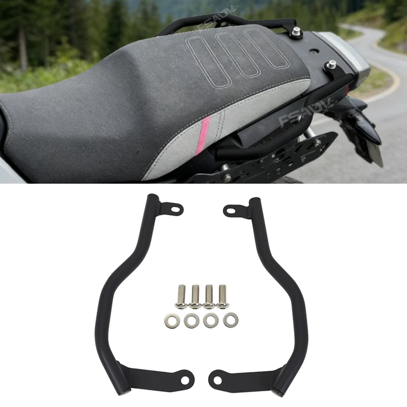 

Luggage Rack Rear Armrest Passenger Rear Seat Grab Bar Handles Seat Kit Fit For CFMOTO 450MT 450 MT 2024 2025 Motorcycle
