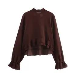 Women Shirts & Blouses Women's Vintage Clothing Sales Long Sleeve Sexy Summer Spring Tops Women's Blouse