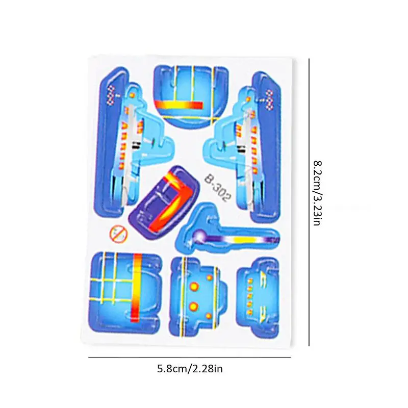 ปริศนาสําหรับเด็กวัยหัดเดิน DIY กระดาษเครื่องบินชุด 3D ปริศนาสัตว์การศึกษาเด็กปริศนาเด็กการ์ตูนปริศนาสําหรับครอบครัวเด็ก