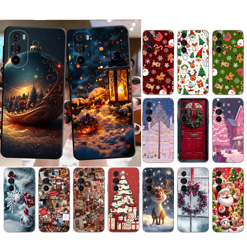 

Phone Case For Motorola Edge 50 40 Pro 60 50 40 30 Ultra Neo Fusion Moto G Play G Stylus G Power G Christmas Deer Tree
