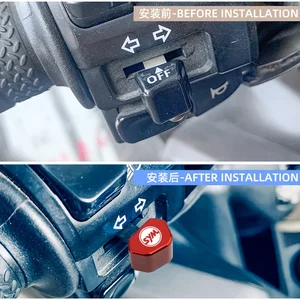 CNC -Motorradschaltertaste, Signalschlüsselkap, Sym Cruisym GTS 300 GTS 300i Joymax Z 125 250 300 Maxsym 400i 8 Hauptverkaufssym GTS -Teile 125 - №6
