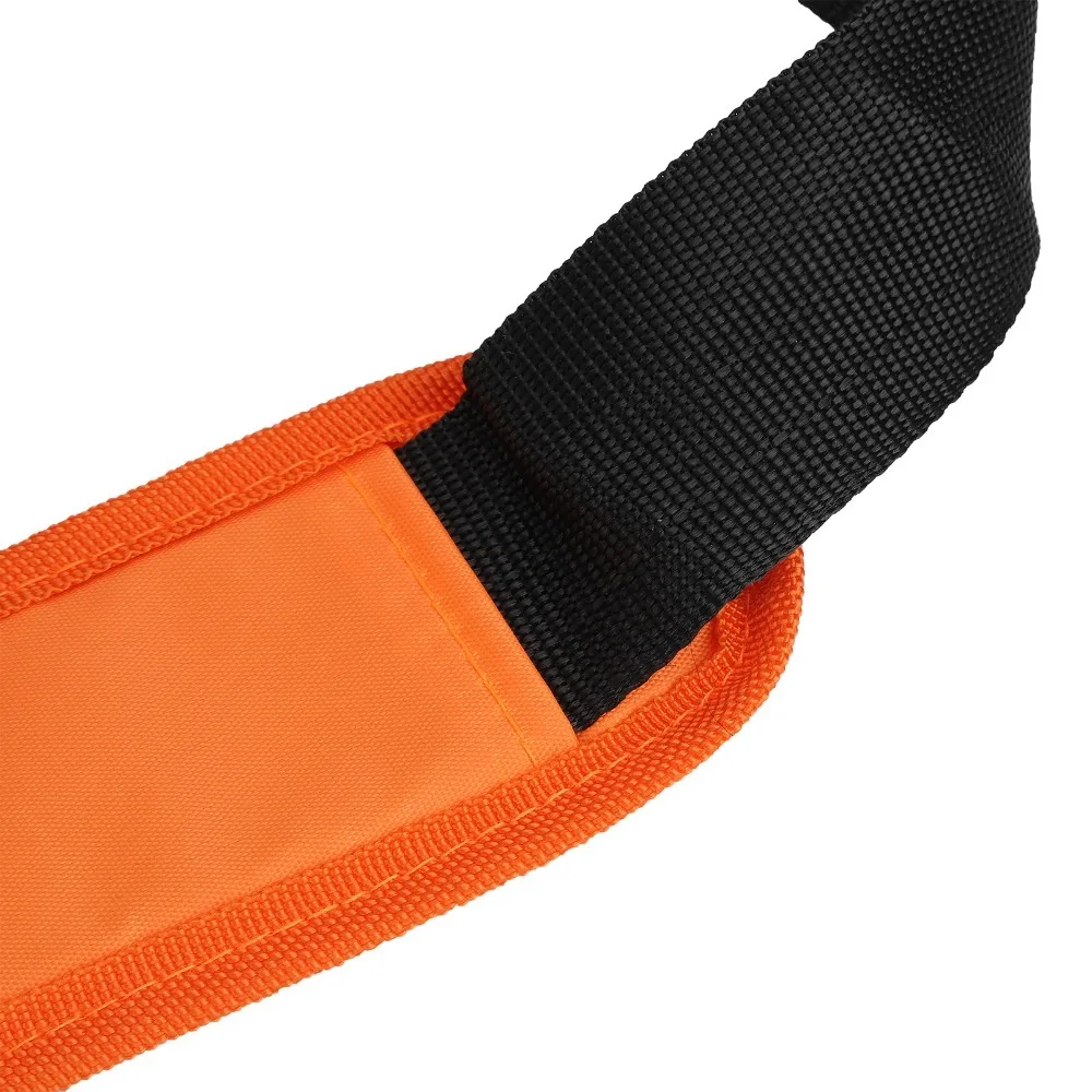 Durable Nylon Material Double Shoulder Strap Universal Orange Brush Cutter Harness Adjustable Double Shoulder Weed Eater Harness