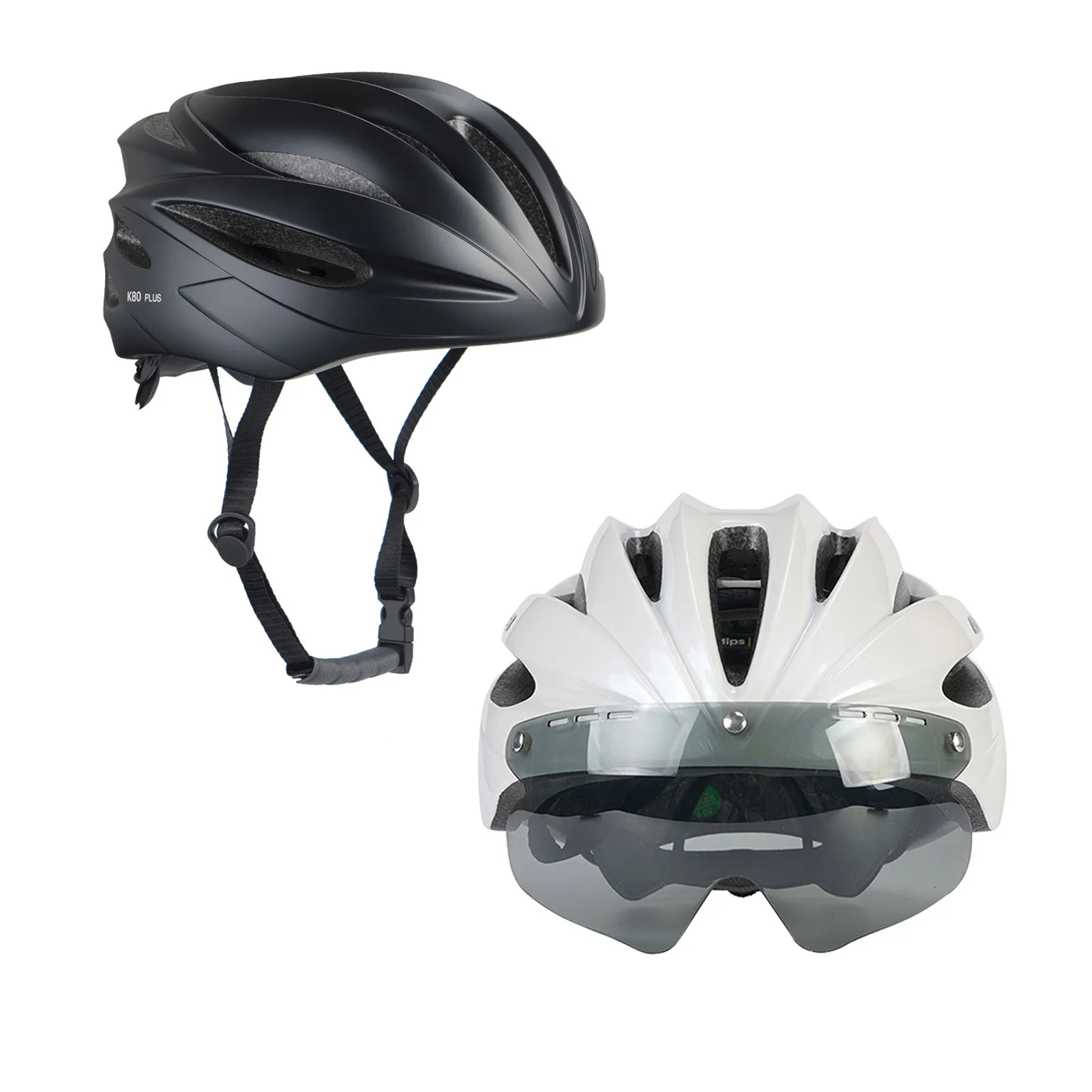 

Riding Helmet for Adult Men Women Mountain and Road Guard 18 Vents Magnetic Goggles Bike Helmet with Magnetic Goggles