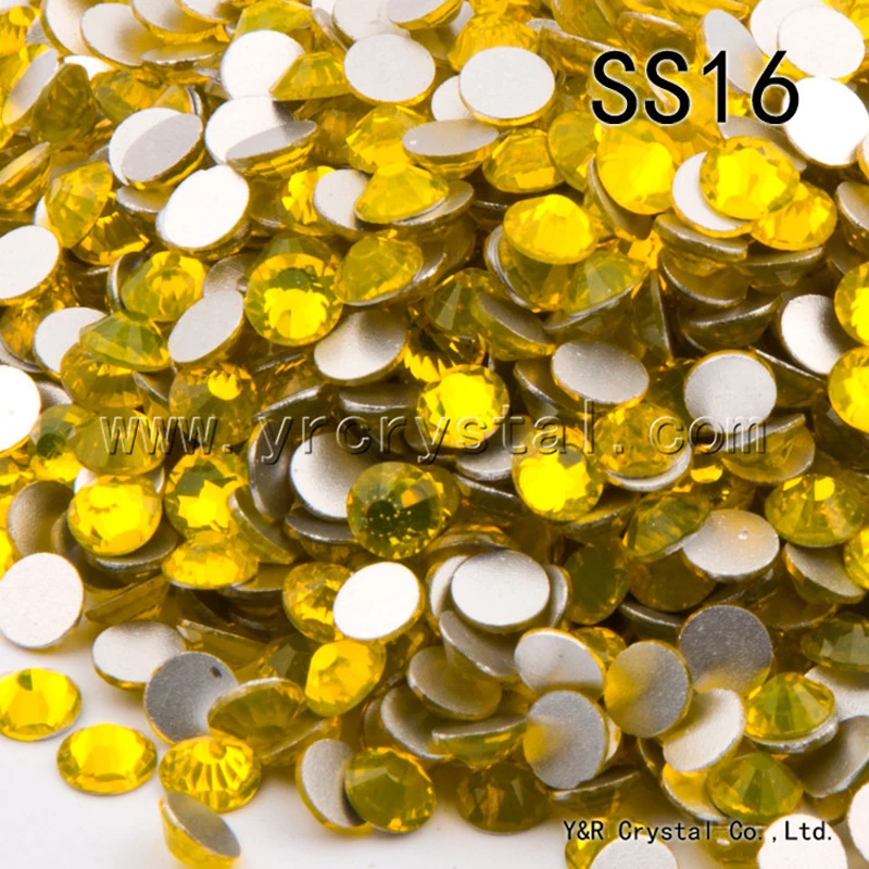 

YanRuo 2058NoHF Best SS16 Citrine Yellow Strass Flatback Crystal Strass DIY Decorative Beauty Accessories Nail Art/Garment/Dress