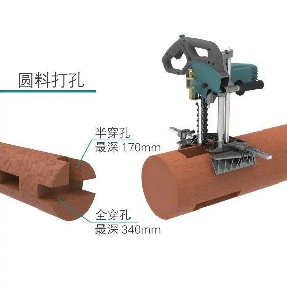 Multifunctional woodworking tenon and mortise tool Woodworking tenon cutter suitable for DIY and furniture production