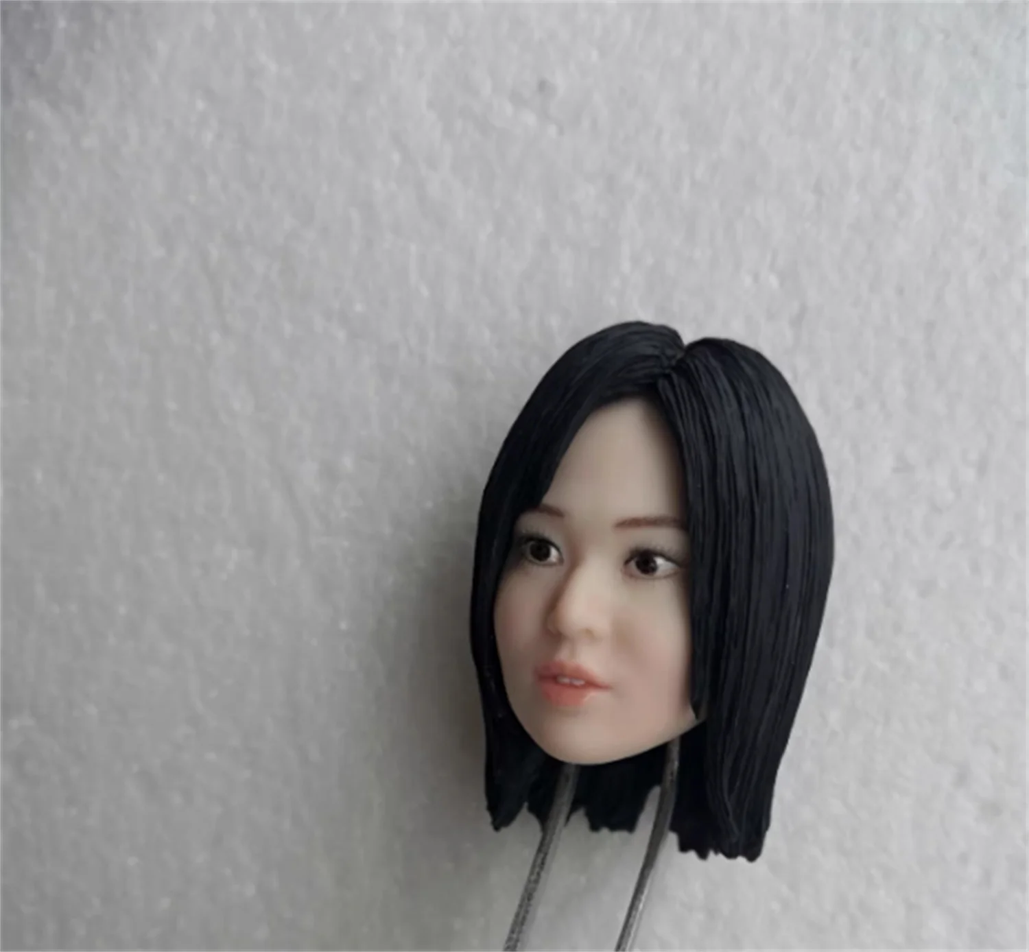 

1/6 Japanese Girl Teacher Head Sculpt Expression Short hair Fit 12'' Female PH TBL Pale Figure Body fit 12''TBl Action Figure