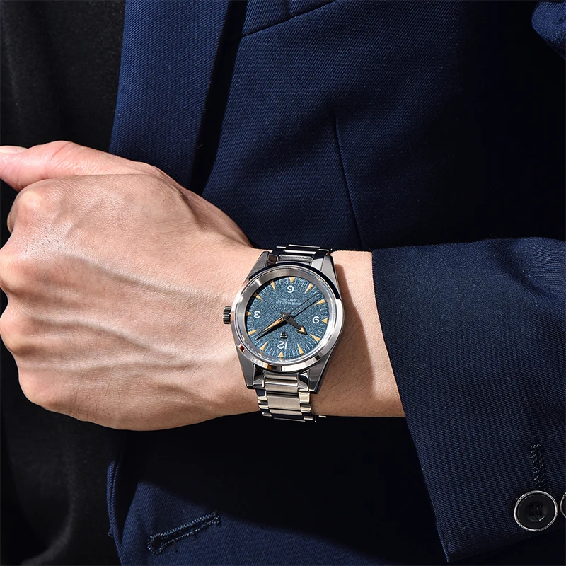 PAGANI DESIGN New 38mm Man Quartz Wristwatch VK31 Movement Sapphire Luminous Stainless Steel Waterproof Watch ﻿for Men