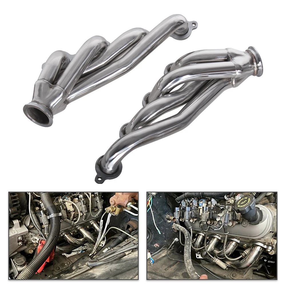 RASTP-For Chevy GMC C10 1960-86 Trucks LS LS1 LS2 LS3 Car Exhaust Conversion Swap Header Manifold Compatible RS-CR1846