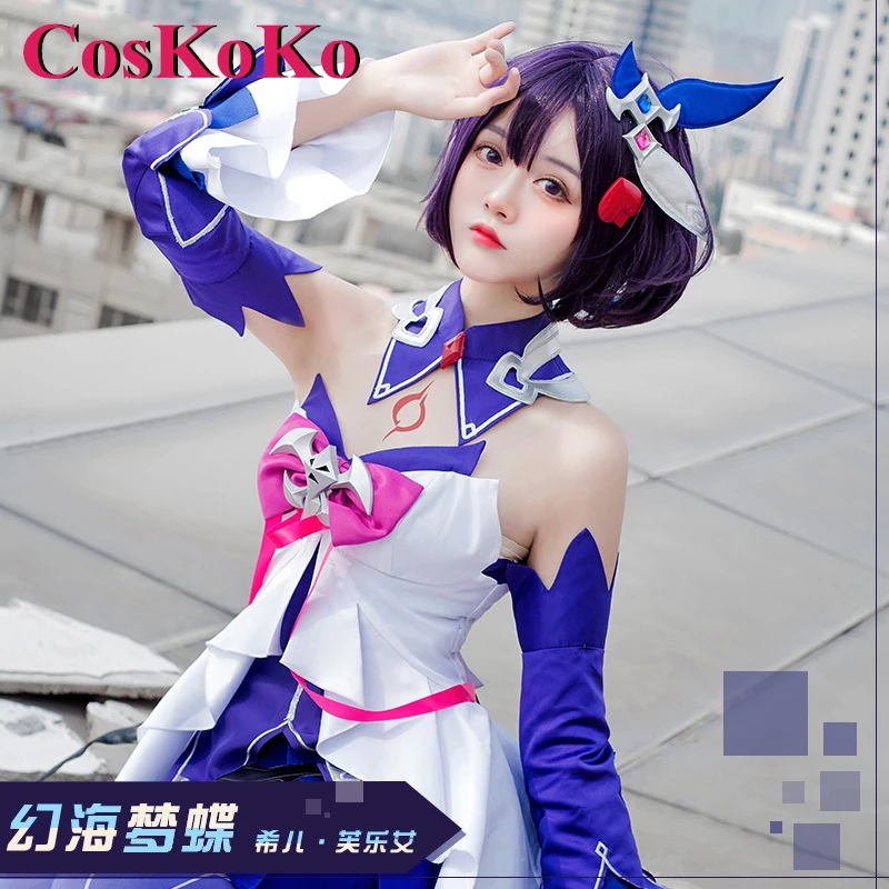 

CosKoKo Seele Vollerei Cosplay Anime Game Honkai Impact 3 Costume Sweet Nifty Lovely Uniform Halloween Party Role Play Clothing