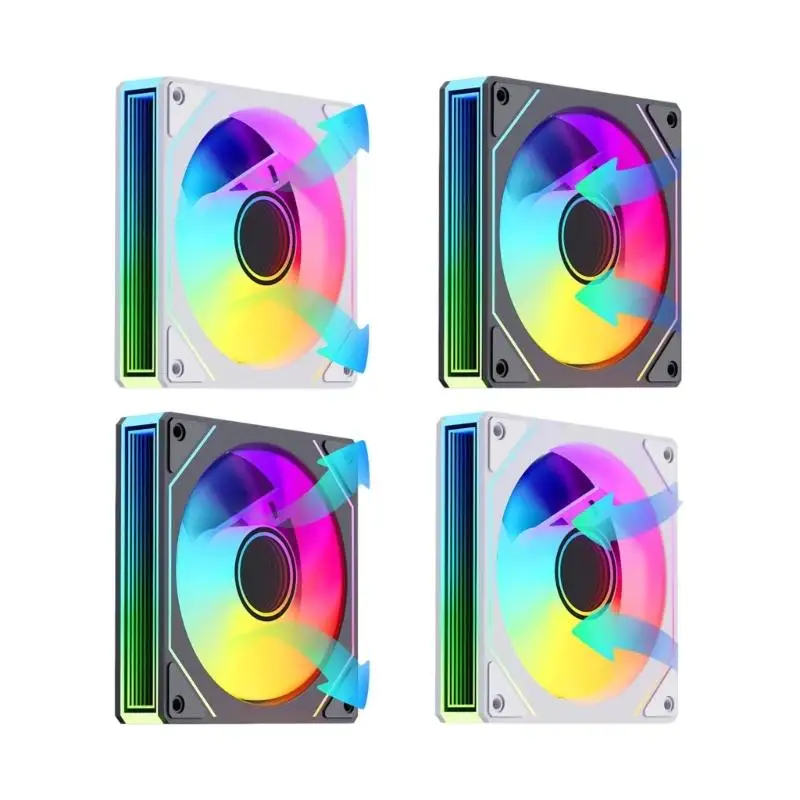 31BA Radiator and Case Cooling Fan 2 Pack PWM ARGB Support for Computer Case Fan