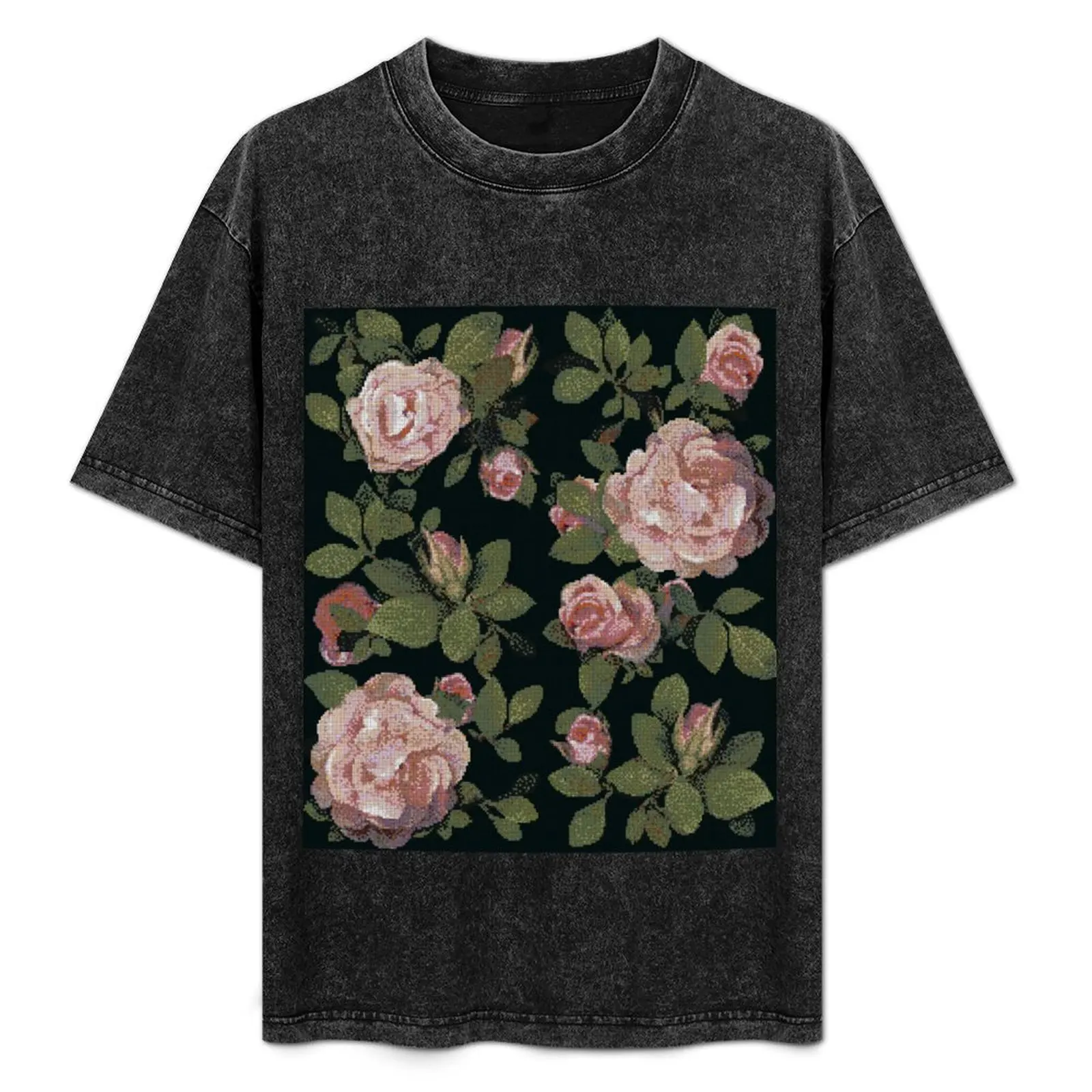 

Roses T-Shirt Fashion Pattern Printed Tee Shirt