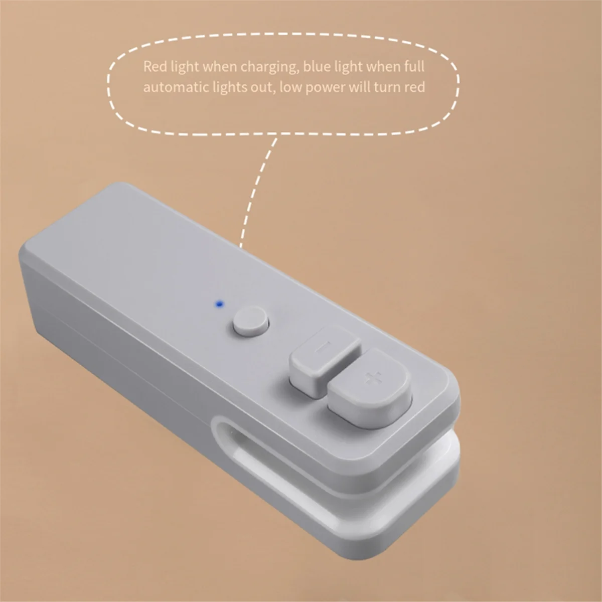 Mini Bag Sealer Heat Seal Tool 2 In1 Rechargeable Portable Handheld Vacuum Food Sealer Mini Sealing for Snacks Vegetable image 6
