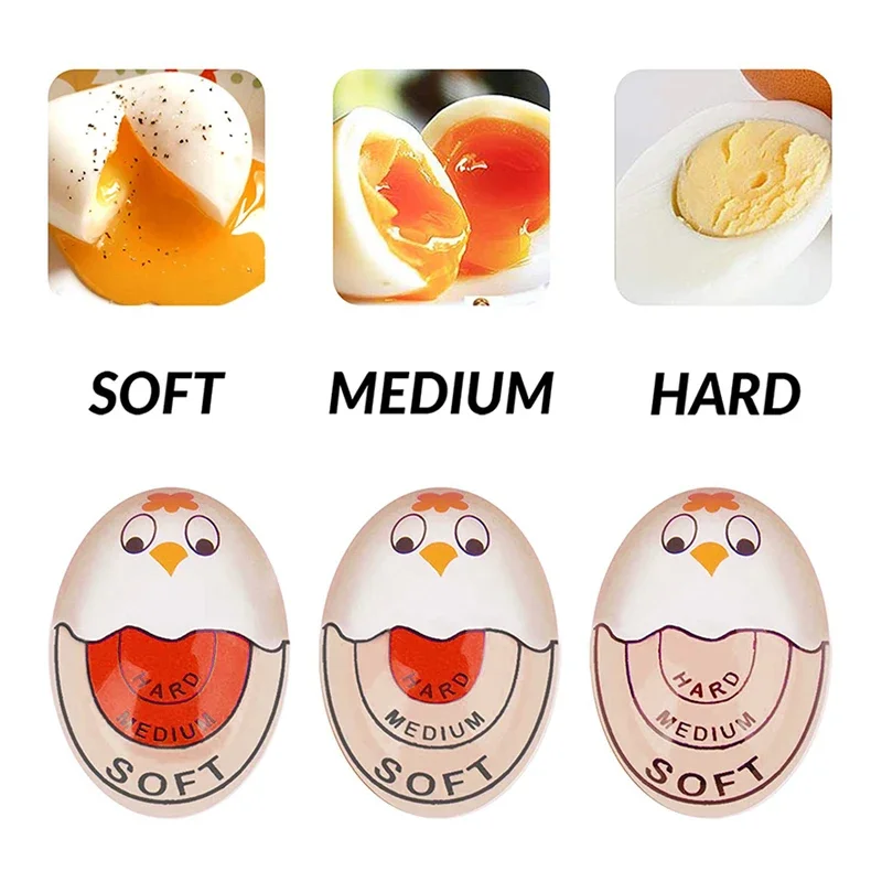 Kitchen Hard Boiled Egg Timer Egg Perfect Color Changing Timer Soft Hard Egg Boiler Timer