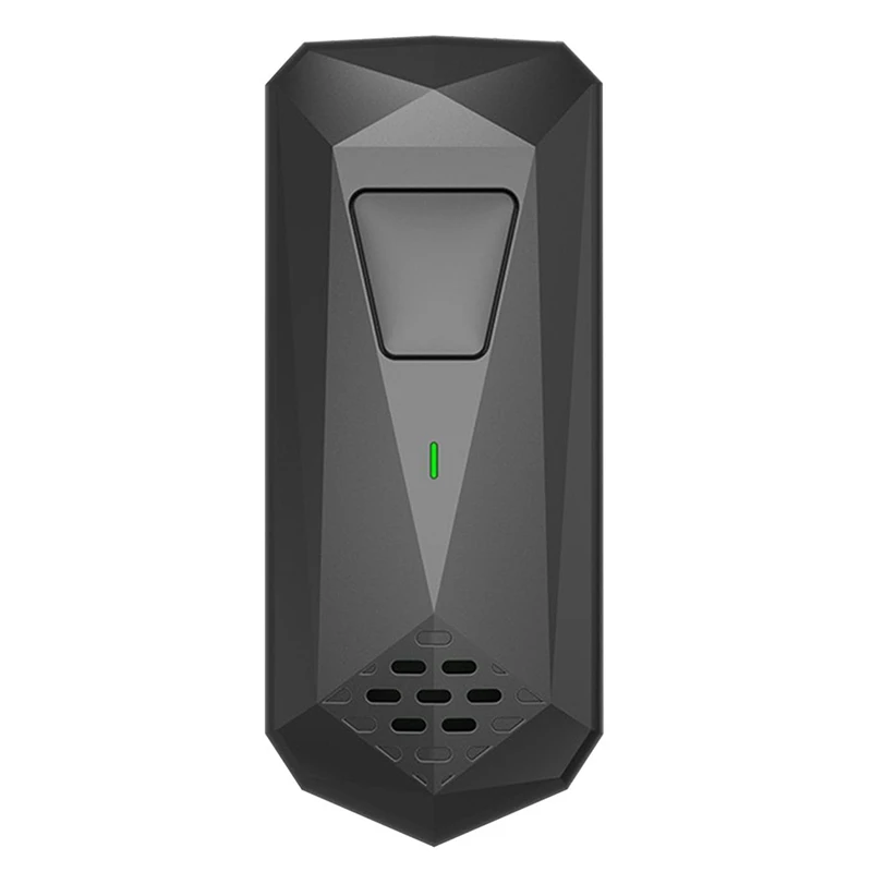 Мини-очиститель воздуха, портативный и тихий отрицательный очиститель воздуха для дома, спальни, офиса, ванной комнаты и домашних животных, вилка европейского стандарта, черный