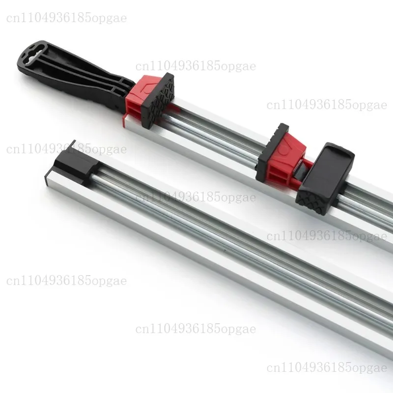 Saw platform backer plate cutting machine large plate clip guide ruler