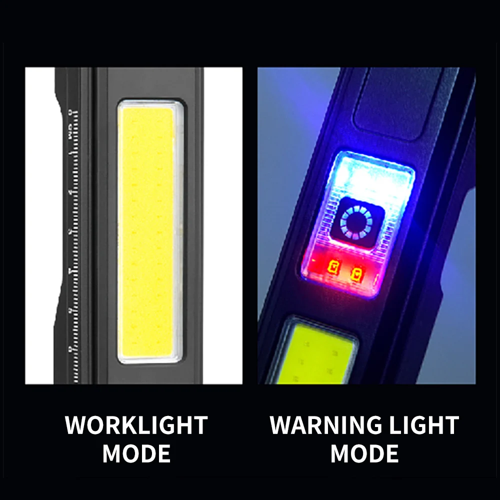 1pc Smiling shark GZ-5120 Work Light, LED Work Light & Portable Task Light Rechargeable with Adjustable Brightness for Emergency