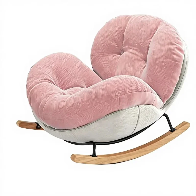 Light luxury single sofa rocking chair adult leisure recliner living room balcony bedroom lazy sofa