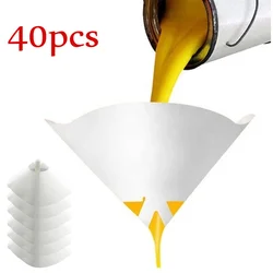 Disposable Mesh Paper Paint Filter Purifying Straining Funnel Paint Spray Mesh Conical Nylon Micron Paper Strainer Funnel