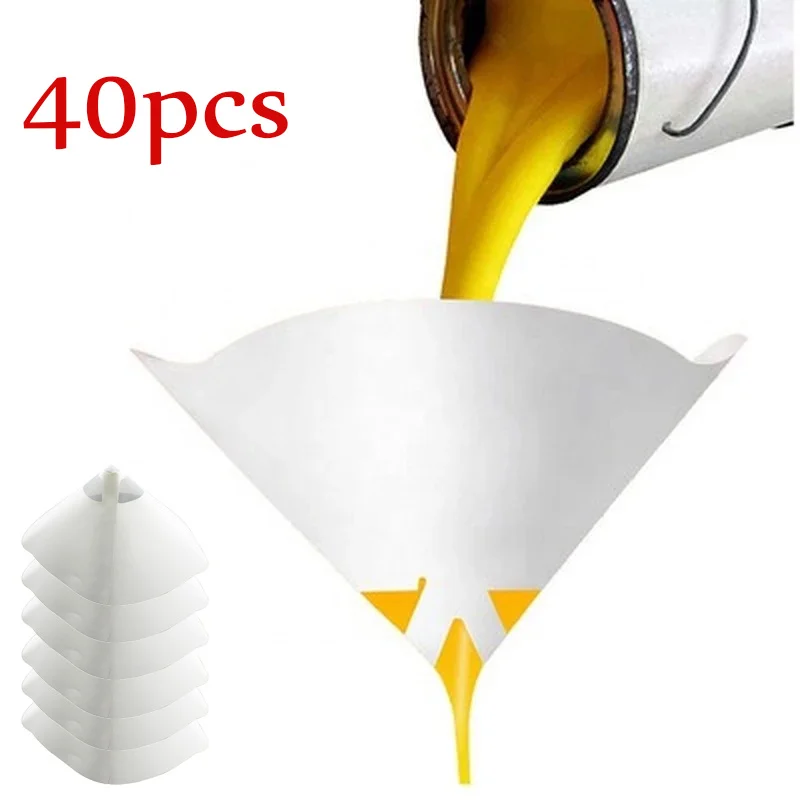 Disposable Mesh Paper Paint Filter Purifying Straining Funnel Paint Spray Mesh Conical Nylon Micron Paper Strainer Funnel