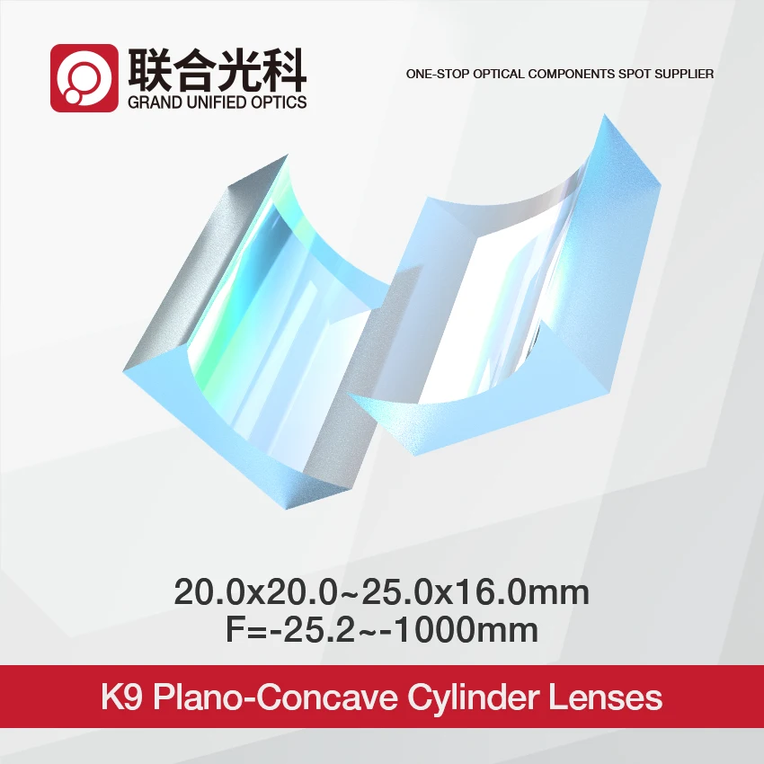 

Wholesale Cylindrical Lens Plano Concave Cylinder Lens K9 Cylindrical Lenses