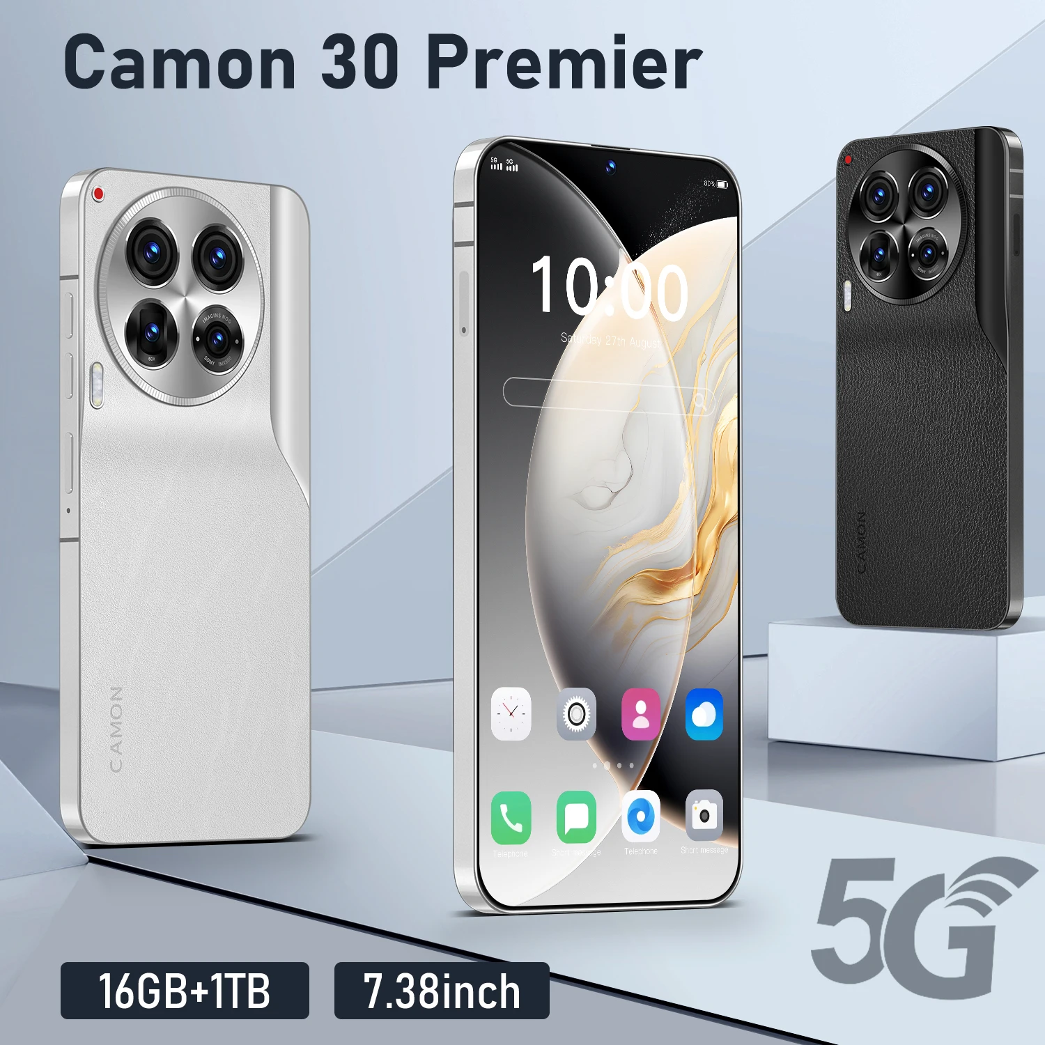 

2025 Original Camon 30 Premier Smartphone 5G 7.38 inch HD Screen 8800mAh Snapdragon Camera 108MP Android 14.0 Unlocked celular