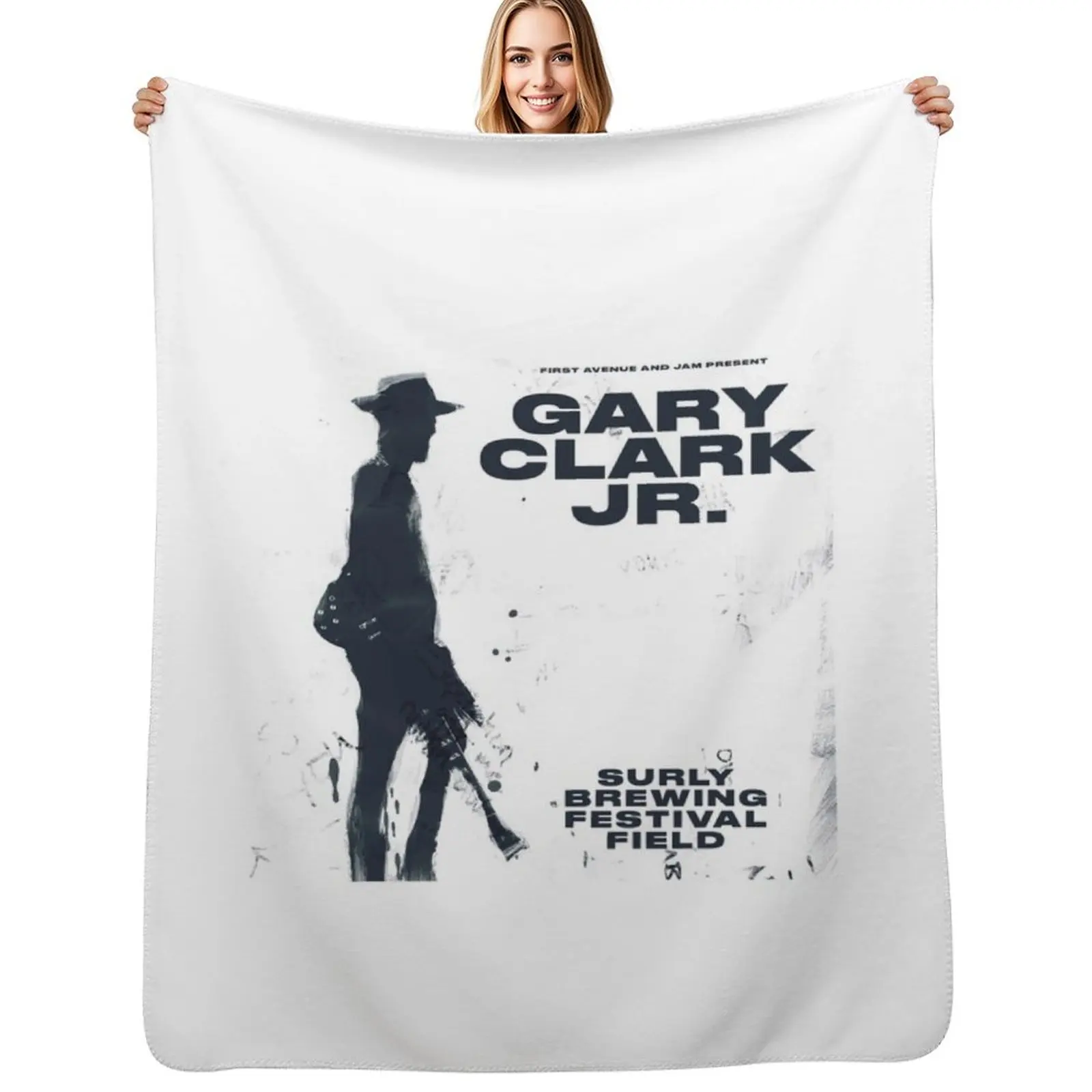 

gary clark jr Throw Blanket Summer Cool Breathable Blanket for Sleeping