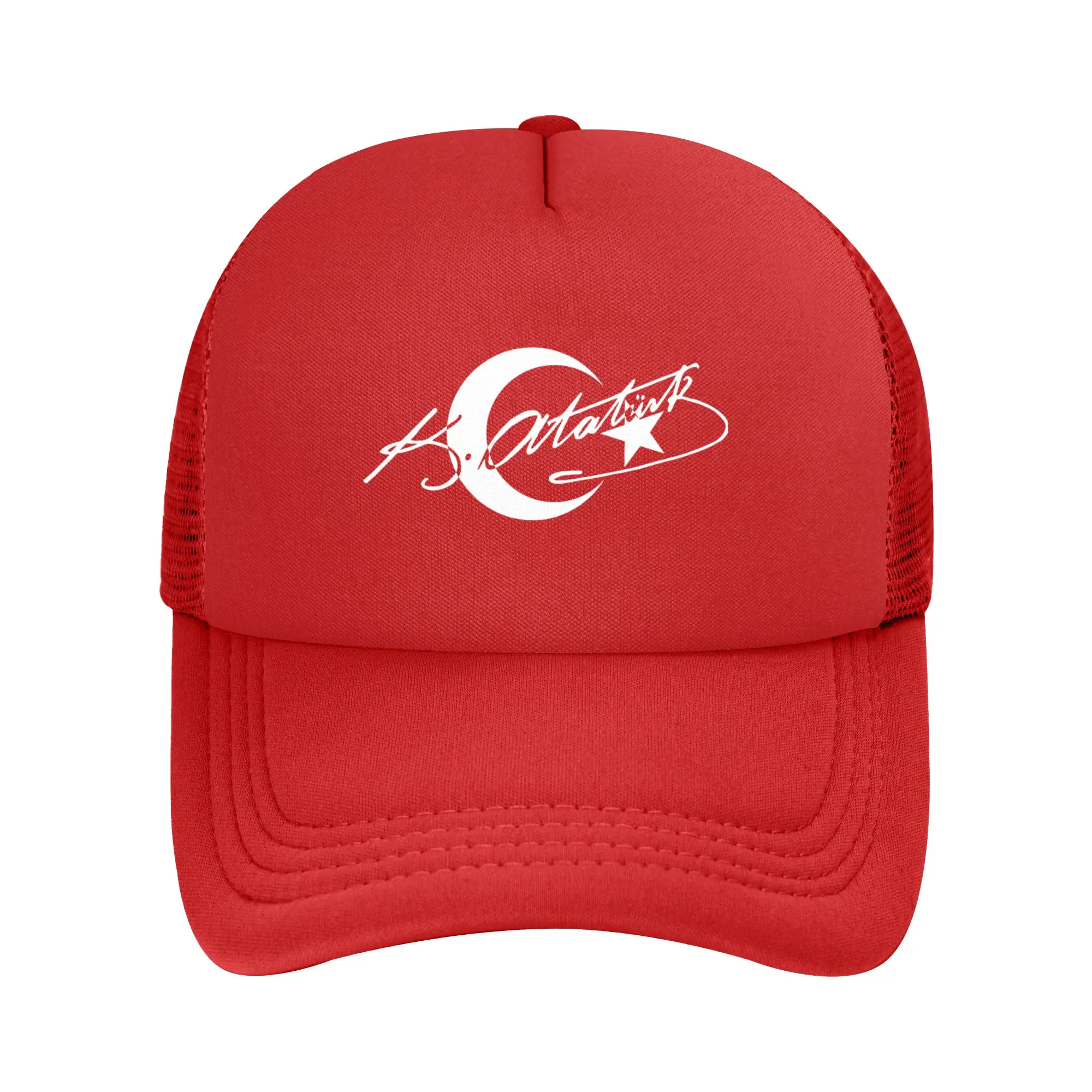 Turkey Flag Ataturk Signature Casquette  Men's Women's Outdoor Hats  Adjustable Snapback Hat New Baseball Caps