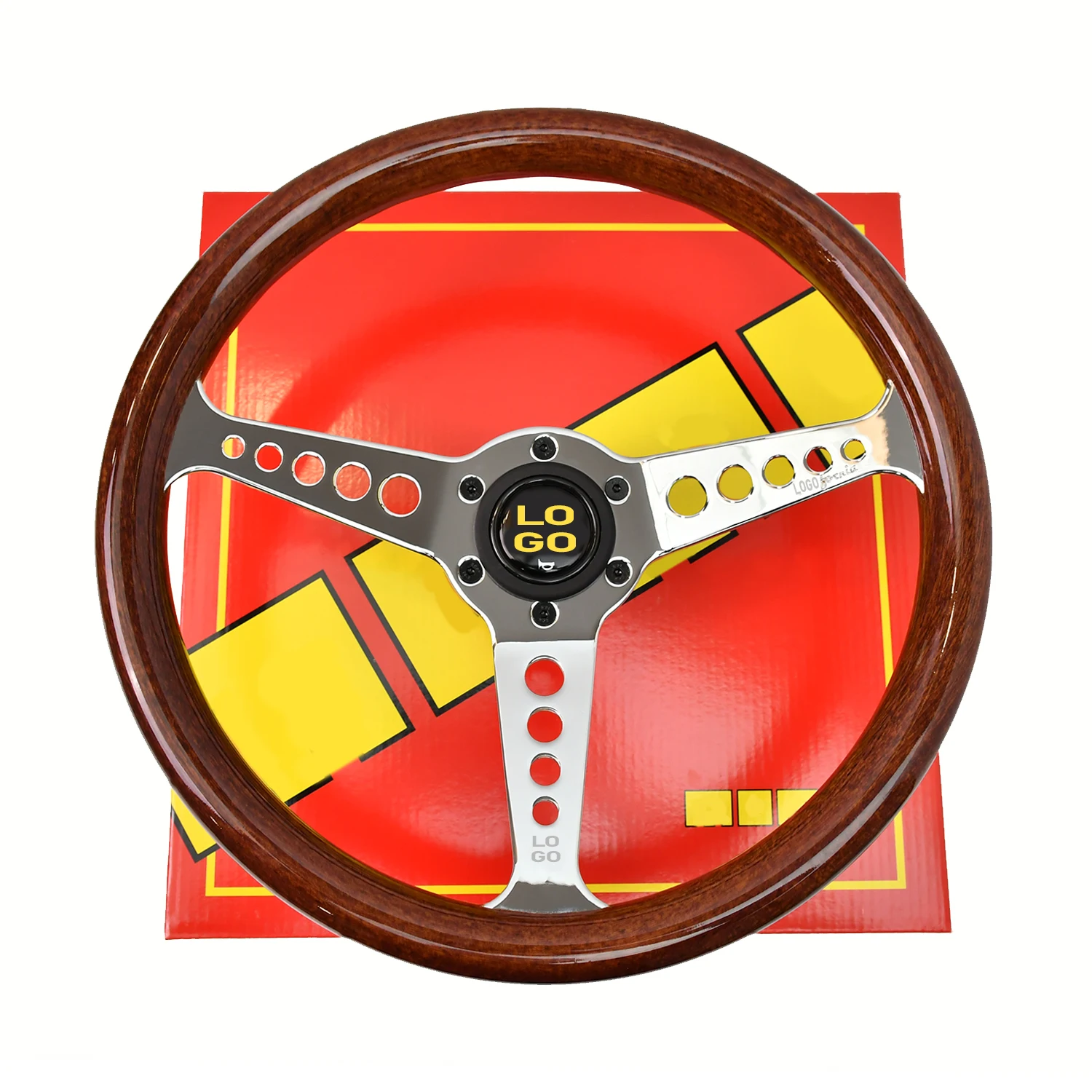 

Tiypeor ABS Steering Wheel 350MM Racing Car Steering Wheel for moo