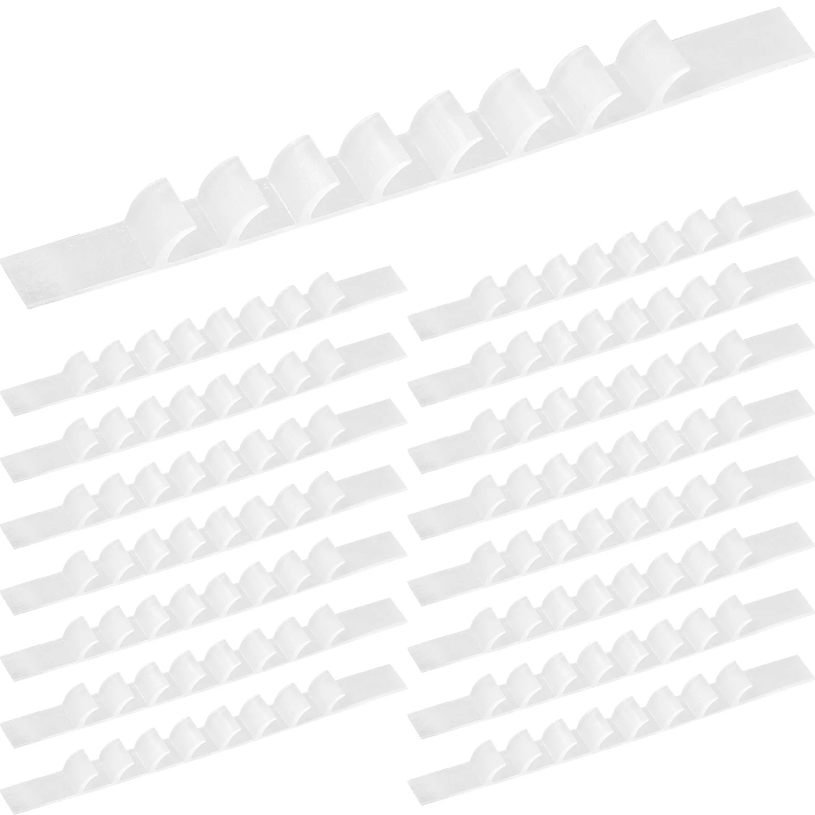 

50pcs Non Slip Hanger Strips Silicone Grip Clothes Hangers Universal Closet Bedroom Wardrobe Anti Skid Accessories Storage