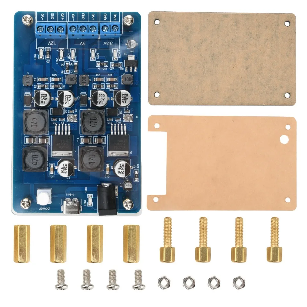 DC-DC Converter 5V To 3.3V/±4.5-±25V Output Voltage Adjustable Step-Up And Step-Down Power Supply Module Type-C/DC Power Supply