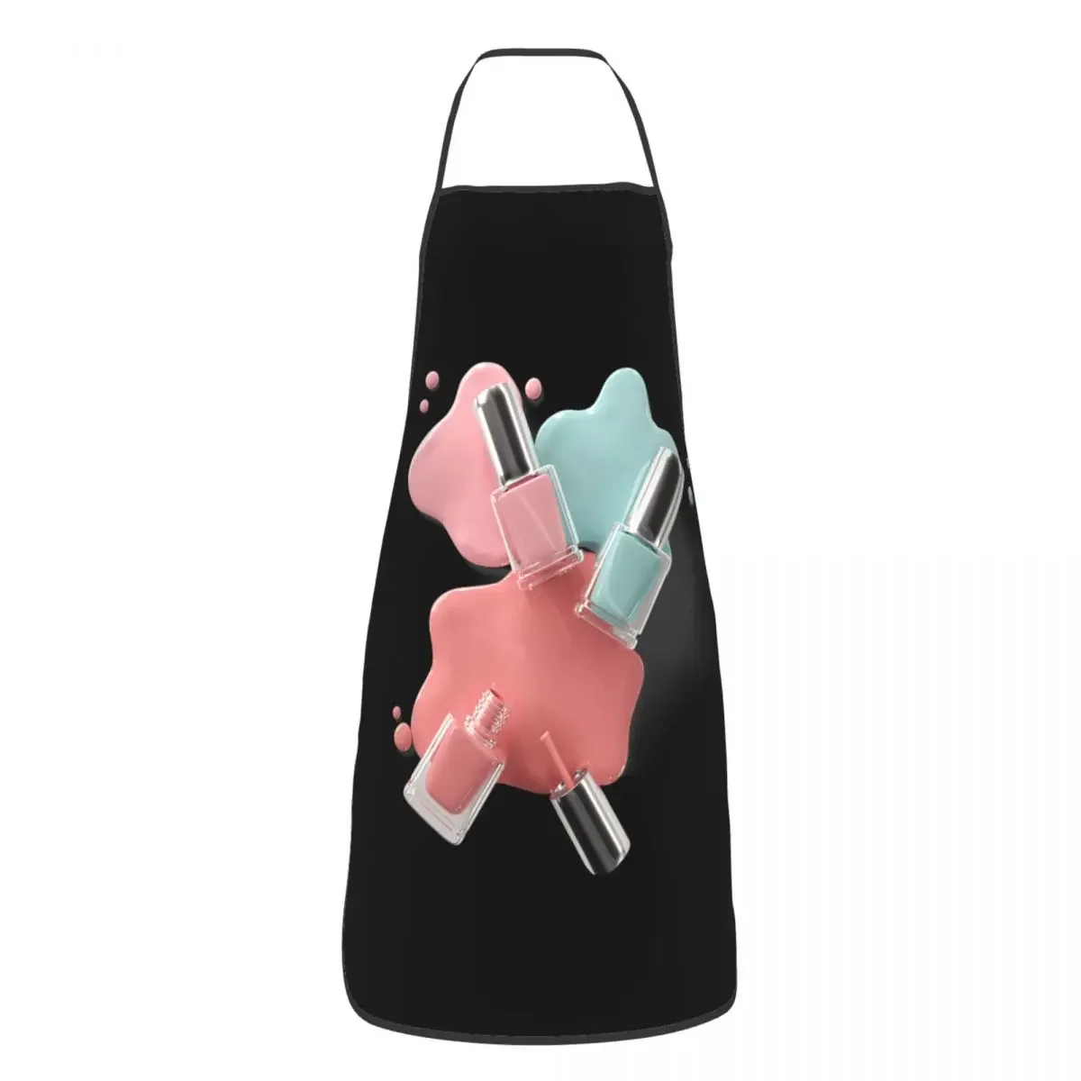 Nails Polish Eat Sleep Repeat Apron Kitchen Chef Cooking Baking Bib Women Men Tech Funny Quotes Tablier Cuisine for Painting