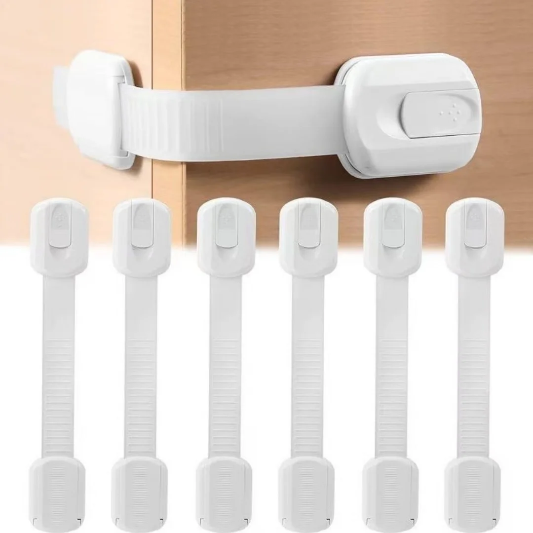 Cabinet Lock for baby Protection, Child Safety Lock, Refrigerator, Door, Drawer Lock (Without Drilling), baby Cabinet Lock