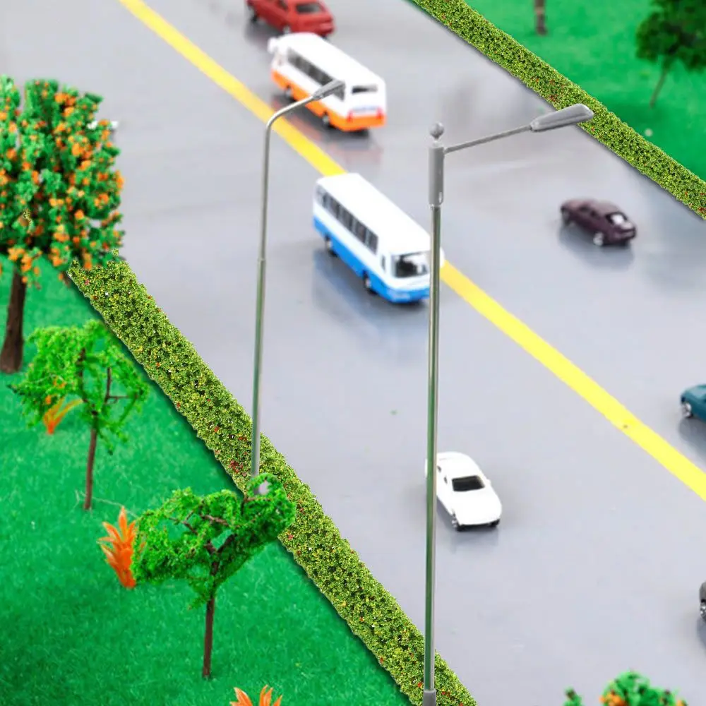 3pcs/set 10*1.5*1cm Static Scenery Model Sand Table Miniature Garden Decor Landscape Wargame Flower Cluster Grass Tufts