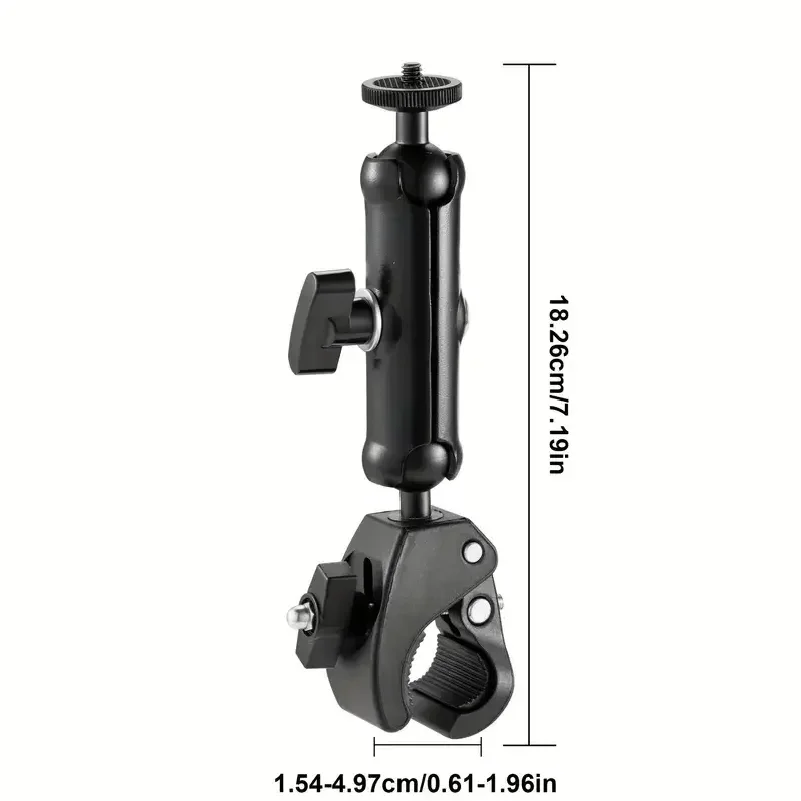 Bracket Adjustable 360° Rotation Grip Bracket for Accessory Windproof Outdoor Satellite Antenna Bracket