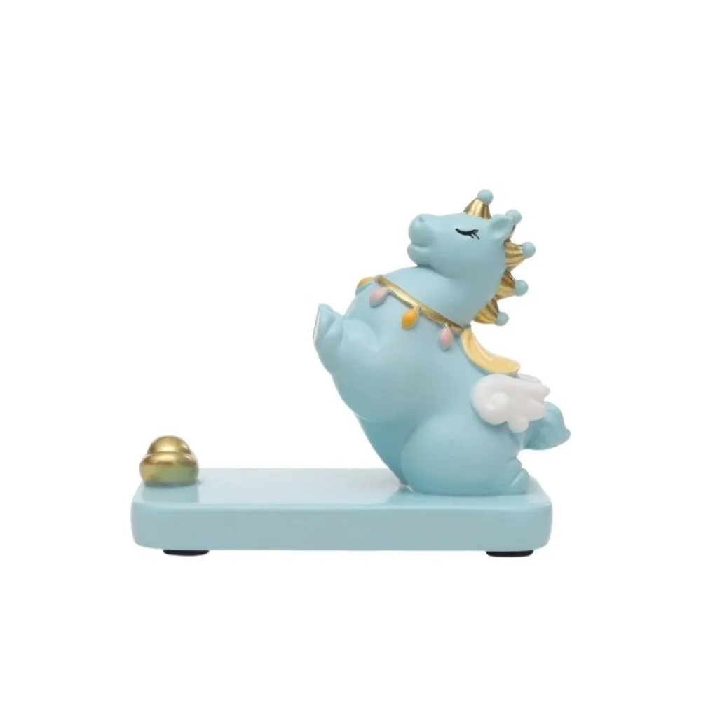 

Horse Mascot Zodiac Pony Phone Holder Resin Small Ornament Mobile Phone Stand Good Luck Pony Shape Cell Phone Bracket Desk Decor
