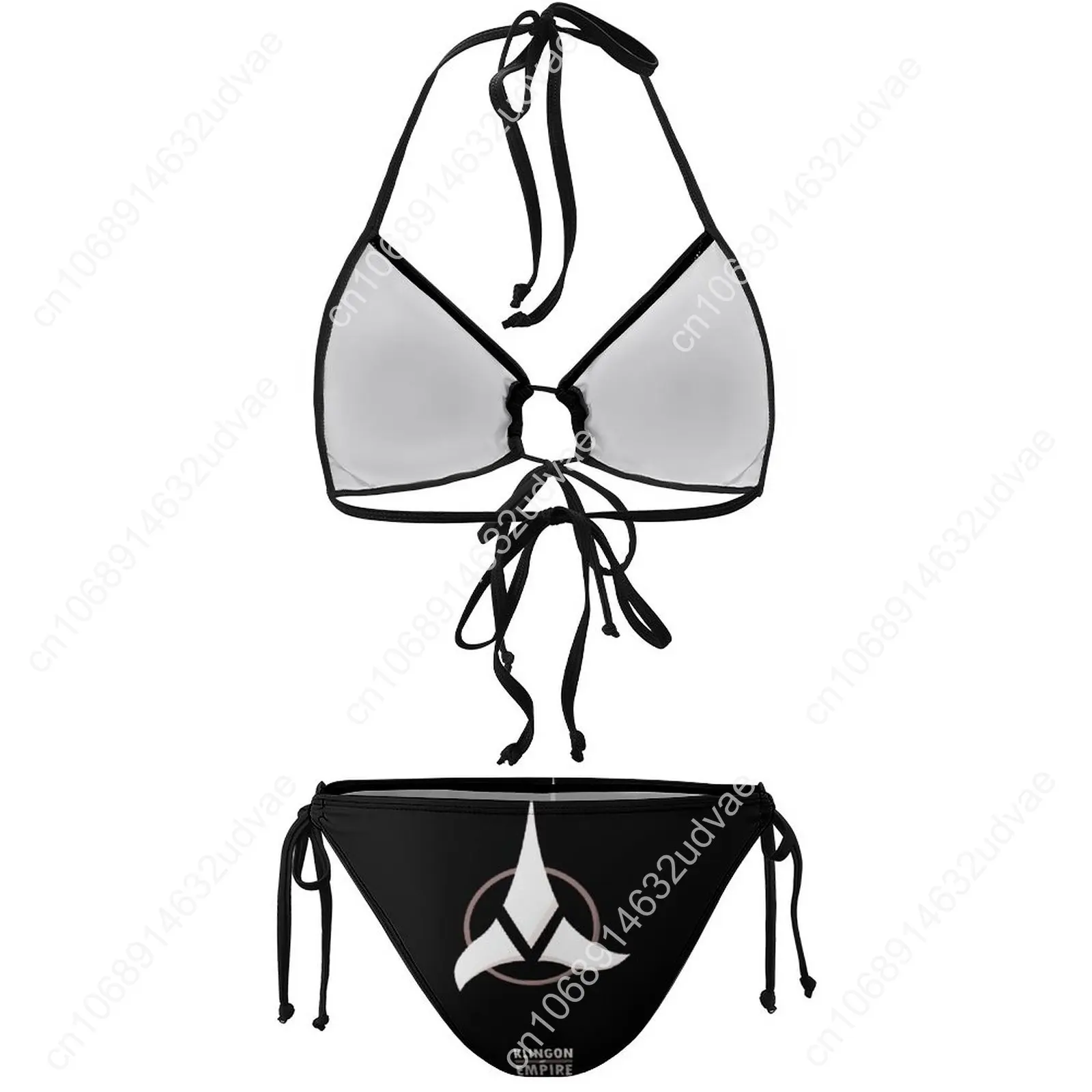Trek And The Stars - Klingon Empire_46015079 Bikini Unique Sexy Women's Bikinis Humor Graphic Party High Grade Swimwear