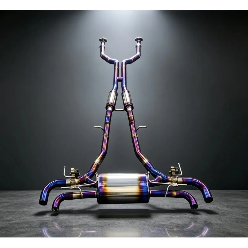 Titanium Exhaust for Lexus LC500 LC500H Performance Parts Muffler Valved Sport Mid Pipe Catback Exhaust System Muffler Custom