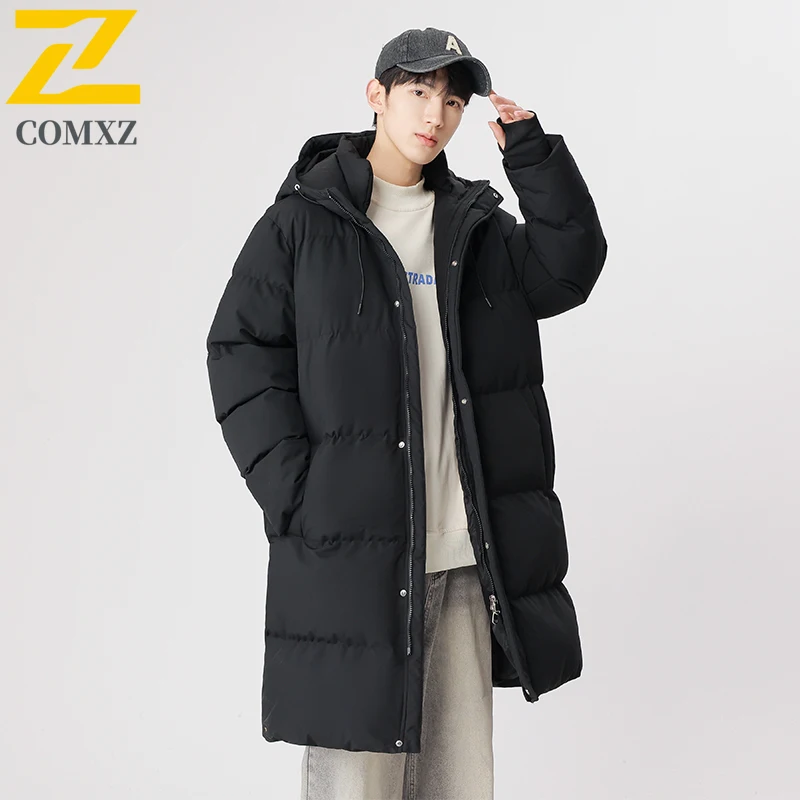 2025 New Men's Winter Parka High Quality Trendy Long Cold-proof Warm Down Cotton Jacket Brand Clothing Men Windproof Ski Coat