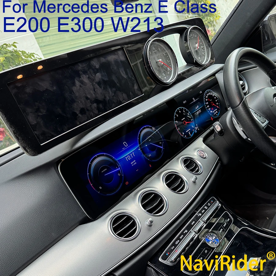 

Мультимедийная система Android Auto Carplay для Mercedes Benz E-класса W213 RHD 2016-2019 с двумя экранами, GPS-навигацией и цифровым дисплеем