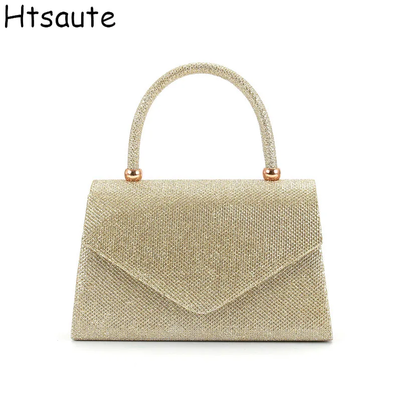 

Fashion Tote Bag Shoulder Bags Luxury Purse Gold Bright Silk Evening Bag Women Elegant Fashion Banquet Clutch Female Handbags
