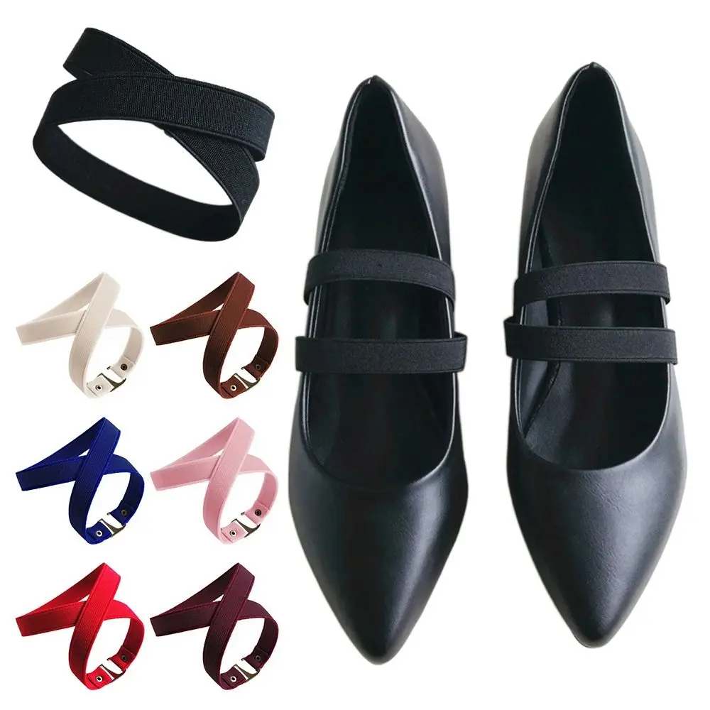 

1 Pairs Wholesale High Elastic Shoe Accessories Safety Buckle High Heels Holding Anti-skid Straps Shoe Straps Bundle Shoelace