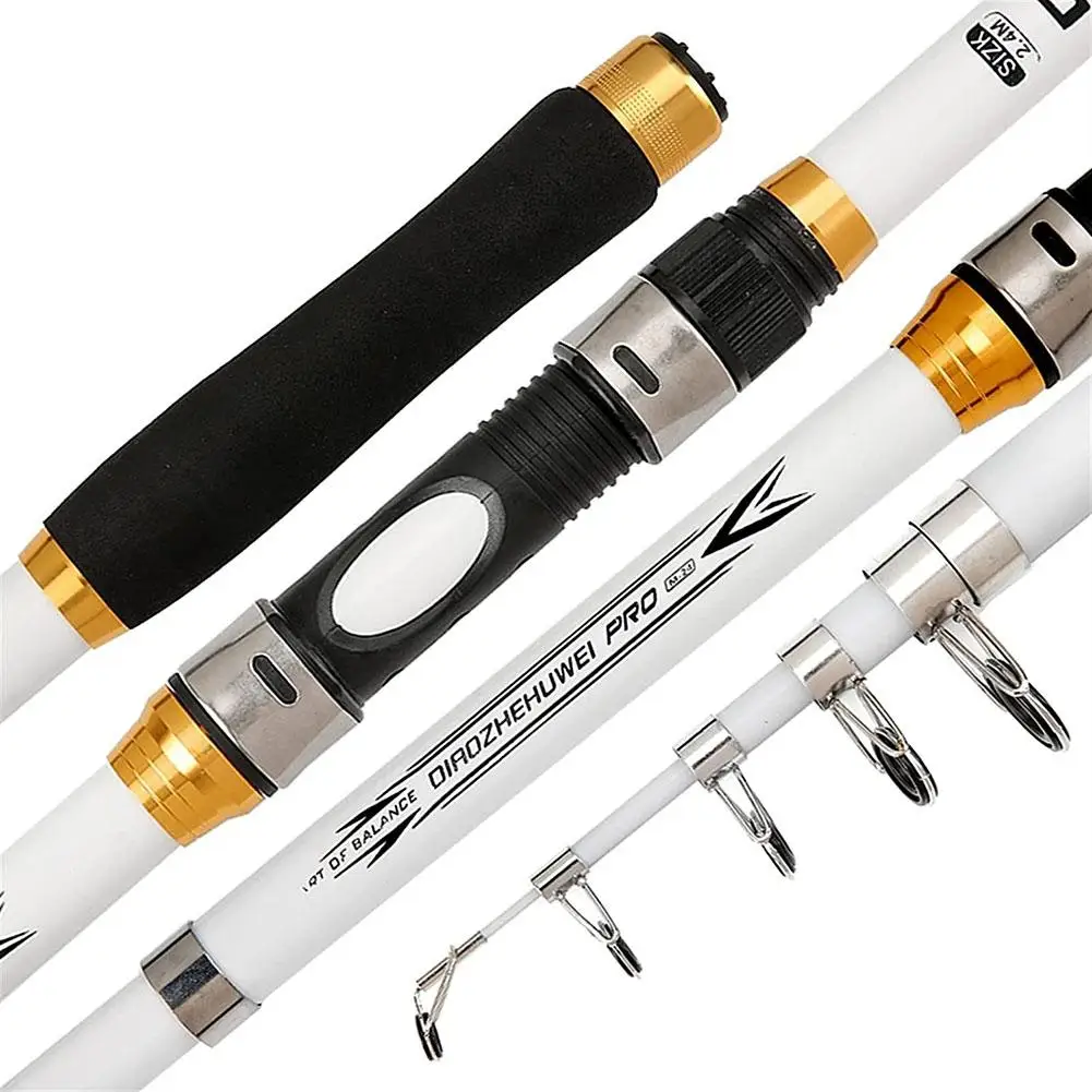 

Portable Telescopic Fishing Rod 2.1m -3.6m Long-distance Carbon Fiber Fishing Pole Fishing Accessories