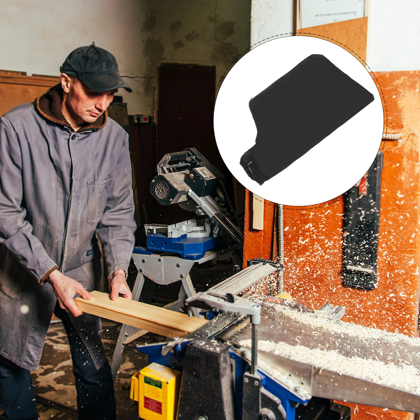 

Miter Saw Dust Bag 10 Inch Durable Cloth for Efficient Dust Collection and Cleaner Work Environment Miter Saw Accessories