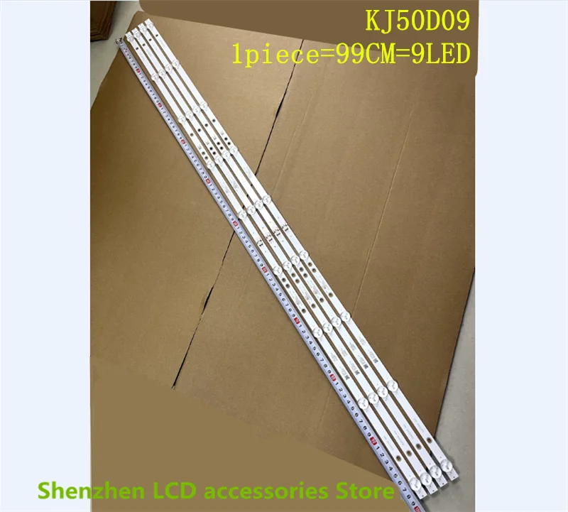 FOR KJ50D09-ZC22AG-05  KJ50D09-ZC22AG-07  PN 303KJ500040   9LED   99CM   3V    LCD TV backlight bar 100%new 