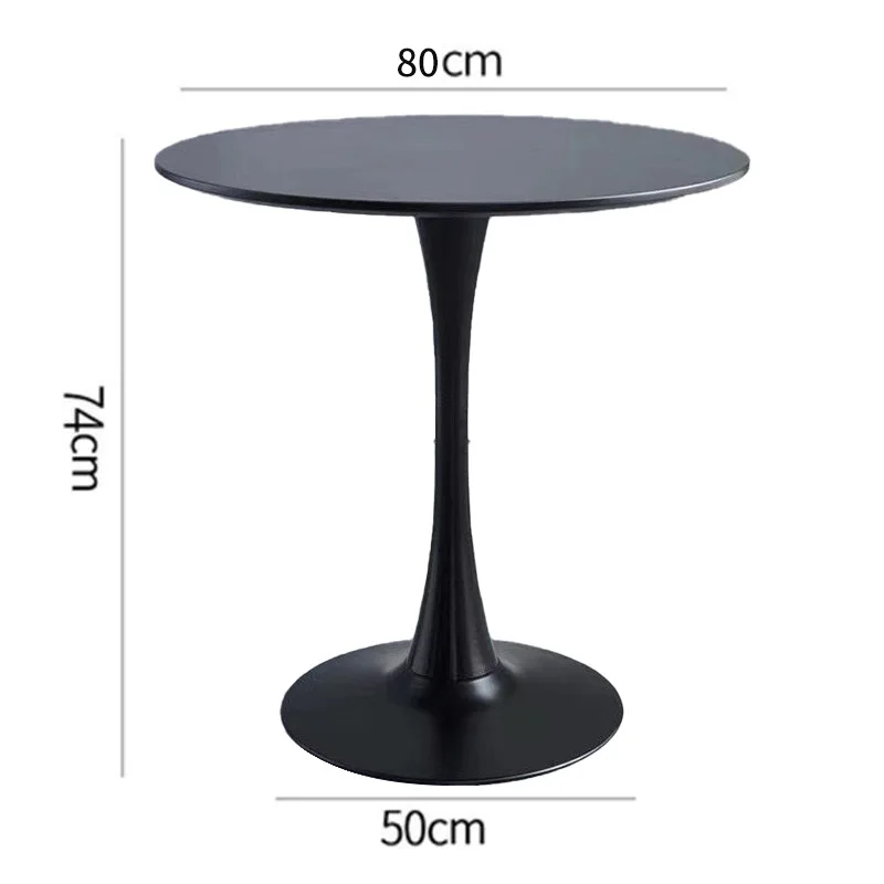 طاولات مقهى الترفيه الحديثة غرفة المعيشة الجانب فناء طاولات مقهى مستديرة متجر الأثاث المعدني Der Tisch MH40ZZ